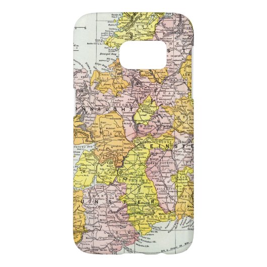 KAART: IERLAND, c1890 Case-Mate Samsung Galaxy Hoesje (Achterkant)