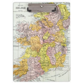 KAART: IERLAND, c1890 Klembord (Voorkant)