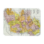 KAART: IERLAND, c1890 Magneet (Horizontaal)