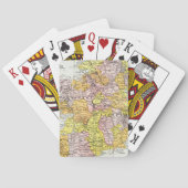 KAART: IERLAND, c1890 Pokerkaarten (Achterkant)