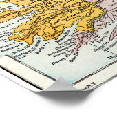 KAART: IERLAND, c1890 Poster (Hoek)