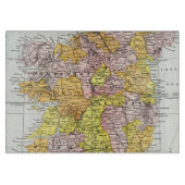 KAART: IERLAND, c1890 Snijplank (Voorkant)