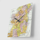 KAART: IERLAND, c1890 Vierkante Klok (Hoek)