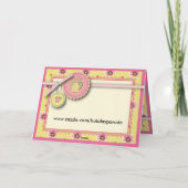 Kaart II van het theestel (Achterkant)