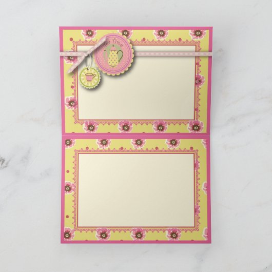 Kaart II van het theestel (Binnen)