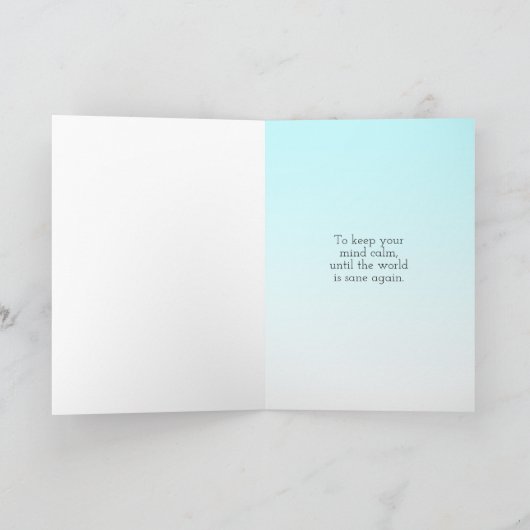 Kaart in Chaotic Times aanmoedigen (Binnen)