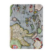  kaart | India naar Nieuw-Guinea Magneet (Verticaal)