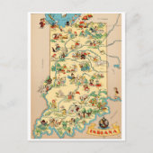  kaart Indiana (Voorkant)