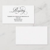 Kaart Informatie over scriptweddenschap (Voorkant / Achterkant)