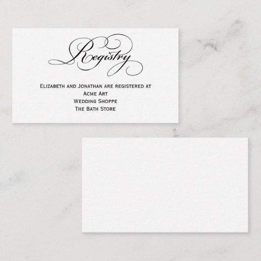 Kaart Informatie over scriptweddenschap (Voorkant / Achterkant)