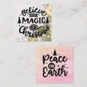 Kaart Inserts voor Handgemaakte Kaarten Kerst Vierkante Visitekaartje