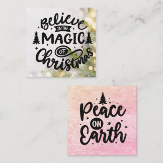Kaart Inserts voor Handgemaakte Kaarten Kerst Vierkante Visitekaartje