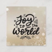 Kaart Inserts voor Handgemaakte Kaarten Kerst Vierkante Visitekaartje (Voorkant)