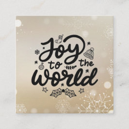 Kaart Inserts voor Handgemaakte Kaarten Kerst Vierkante Visitekaartje