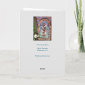 kaart inspirerende Vrede door St. Franciscus (Achterkant)