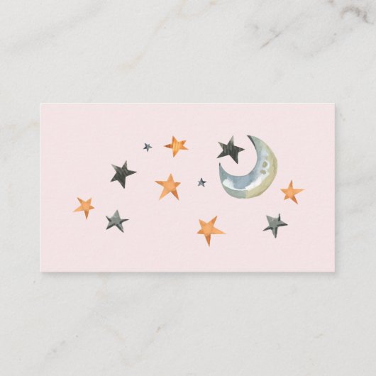 Kaart invoegen voor Halloween Baby shower Book Req Visitekaartje (Achterkant)