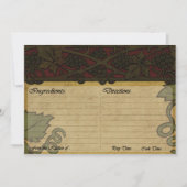 Kaart Italiaanse stijl Ontvanger (Voorkant)