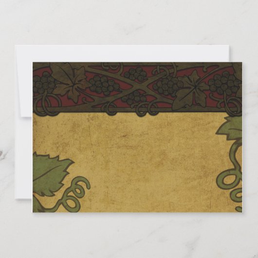 Kaart Italiaanse stijl Ontvanger (Achterkant)