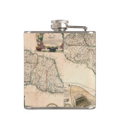 KAART: JAMAICA, 1755 2 HEUPFLES (Achterkant)