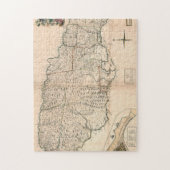 KAART: JAMAICA, 1755 2 LEGPUZZEL (Verticaal)