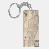 KAART: JAMAICA, 1755 2 SLEUTELHANGER (Voorkant Links)