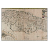 KAART: JAMAICA, 1755 2 SNIJPLANK (Voorkant)