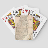 KAART: JAMAICA, 1755 2 SPEELKAARTEN (Achterkant)