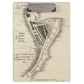 KAART: JAMAICA, 1755 KLEMBORD (Voorkant)