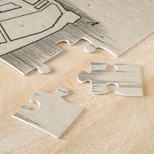 KAART: JAMAICA, 1755 LEGPUZZEL (Zijkant)