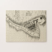 KAART: JAMAICA, 1755 LEGPUZZEL (Horizontaal)