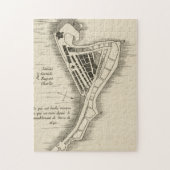 KAART: JAMAICA, 1755 LEGPUZZEL (Verticaal)