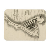 KAART: JAMAICA, 1755 MAGNEET (Horizontaal)