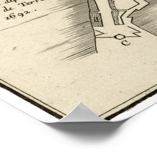 KAART: JAMAICA, 1755 POSTER (Hoek)