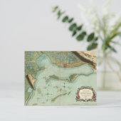 KAART: JAMAICA, 1756 BRIEFKAART (Staand voorkant)