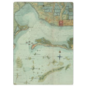 KAART: JAMAICA, 1756 KLEMBORD (Achterkant)
