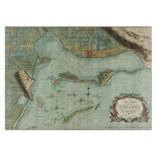 KAART: JAMAICA, 1756 SNIJPLANK (Voorkant)