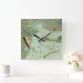 KAART: JAMAICA, 1756 VIERKANTE KLOK (Huis)