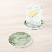 KAART: JAMAICA, 1756 ZANDSTEEN ONDERZETTER (Zijkant)