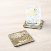 KAART: JAMAICA, 1767 DRANKJES ONDERZETTER (Rechterzijde)