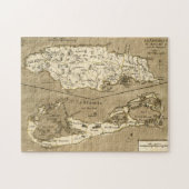 KAART: JAMAICA, 1767 LEGPUZZEL (Horizontaal)