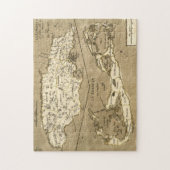 KAART: JAMAICA, 1767 LEGPUZZEL (Verticaal)