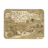 KAART: JAMAICA, 1767 MAGNEET (Horizontaal)