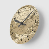 KAART: JAMAICA, 1767 RONDE KLOK (Hoek)