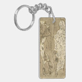 KAART: JAMAICA, 1767 SLEUTELHANGER (Voorkant Links)