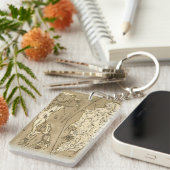 KAART: JAMAICA, 1767 SLEUTELHANGER (Voorkant Rechts)