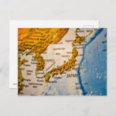 Kaart Japan en Zuid-Korea (Voorkant / Achterkant)