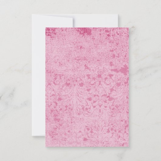 Kaart Japanse Blossom Wedding Response (Achterkant)