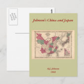 Kaart - Johnson's China en Japan (Voorkant / Achterkant)