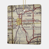  kaart Joplin Missouri Keramisch Ornament (Links)