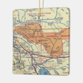 kaart Joshua Tree Keramisch Ornament (Links)